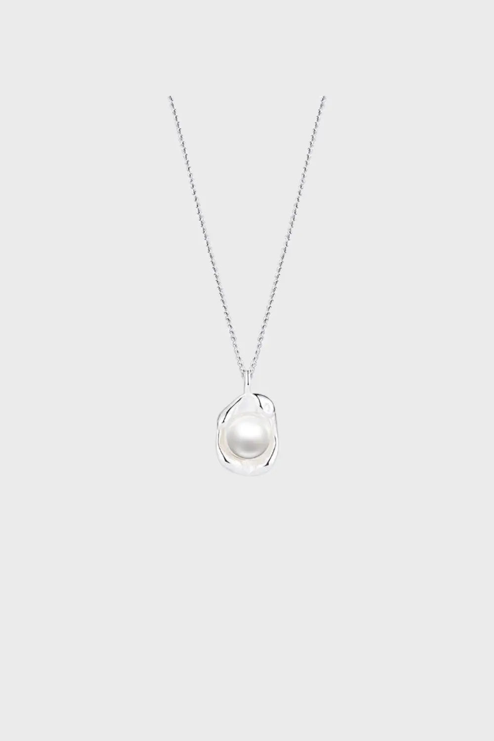 Silver Pearl Necklace – Lustrous | Anais&Aimee