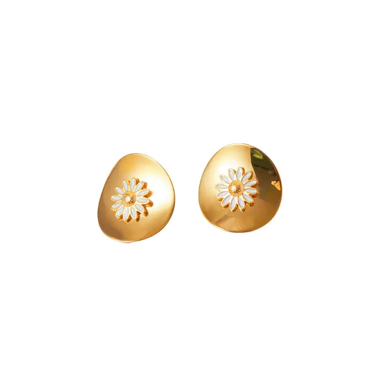 Daisy Gold Sunbeam Stud Earrings – Anais&Aimee