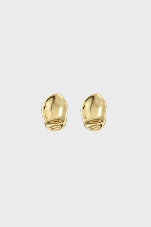 Essence Sculptural Gold Statement Earrings - Anais&Aimee