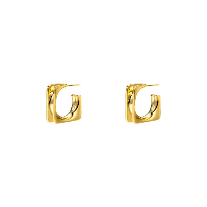 Anais & Aimee Eva Hoop Earrings-SIde_view_Gold_Plates