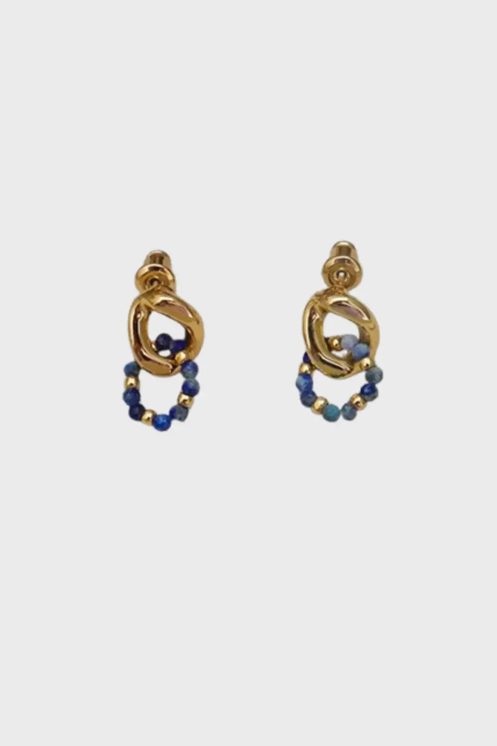 Gempires Lapis Lazuli Drop Earrings - Anais&Aimee