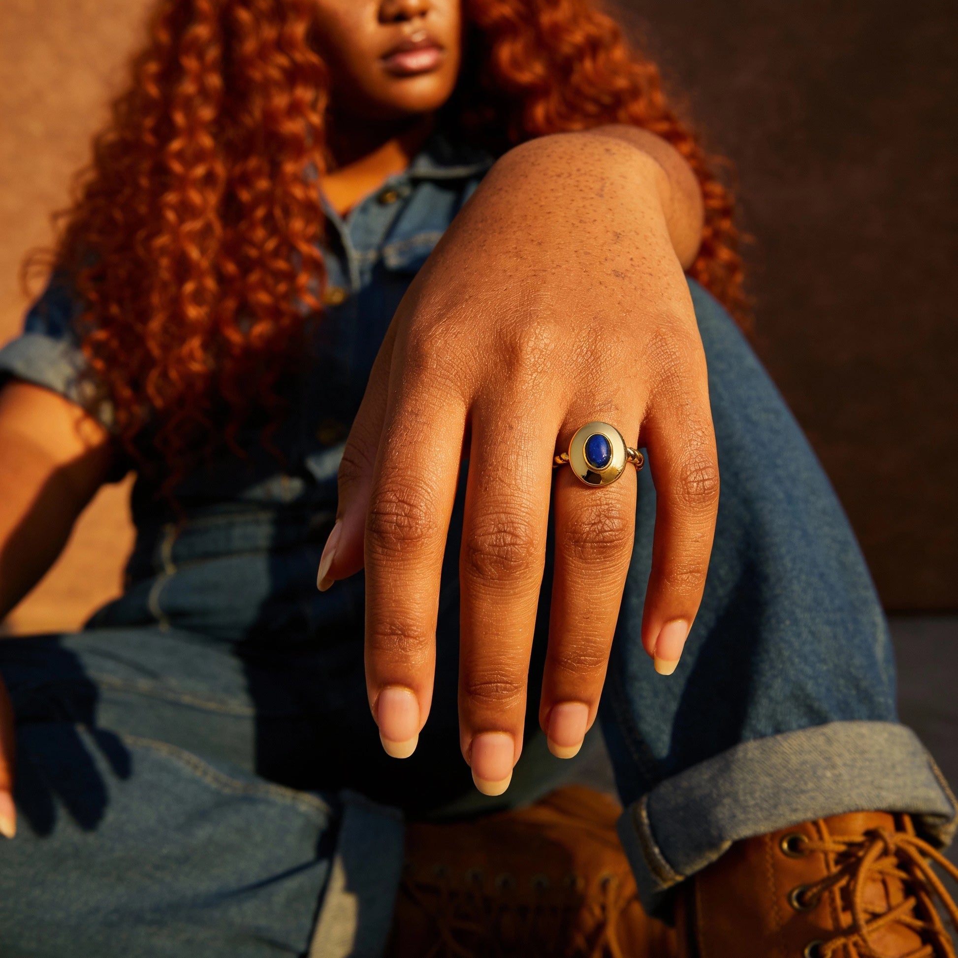 Normanby Lapis Lazuli Gemstone Ring