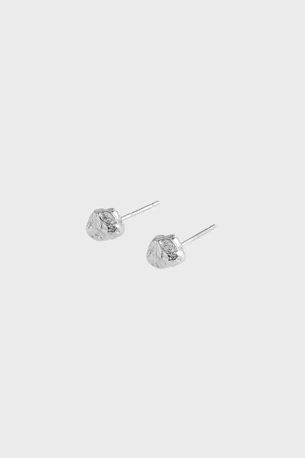 Tin Foil Texture Stud Earrings - Anais&Aimee