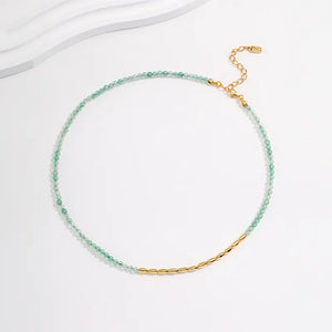 Verdant Green Quartz Necklace – Anais&Aimee